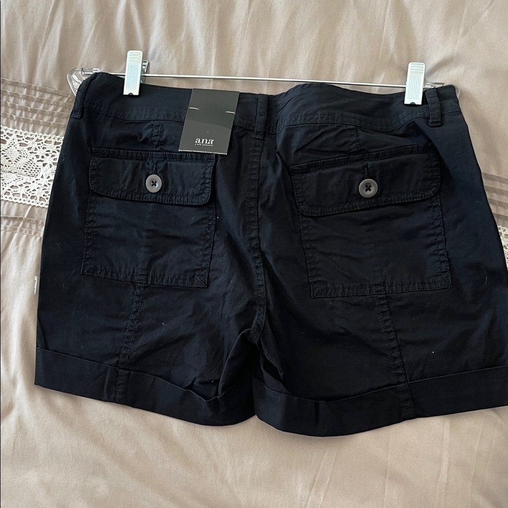 Cotton Black Women's Shorts - Picture 2 of 2